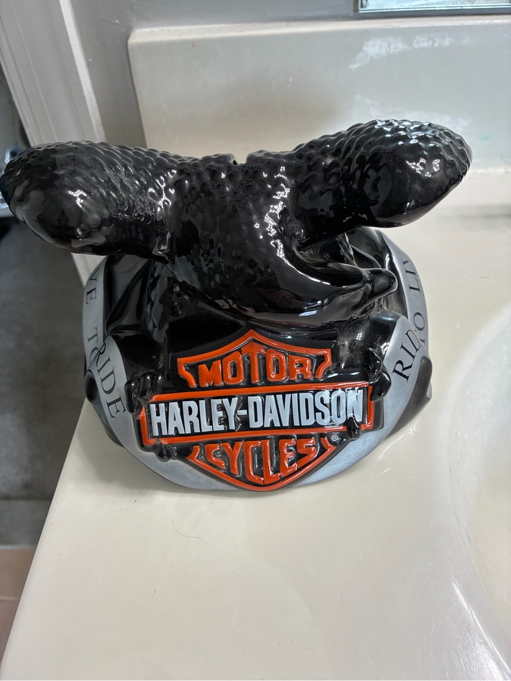 Harley-Davidson Black Eagle Logo Bank